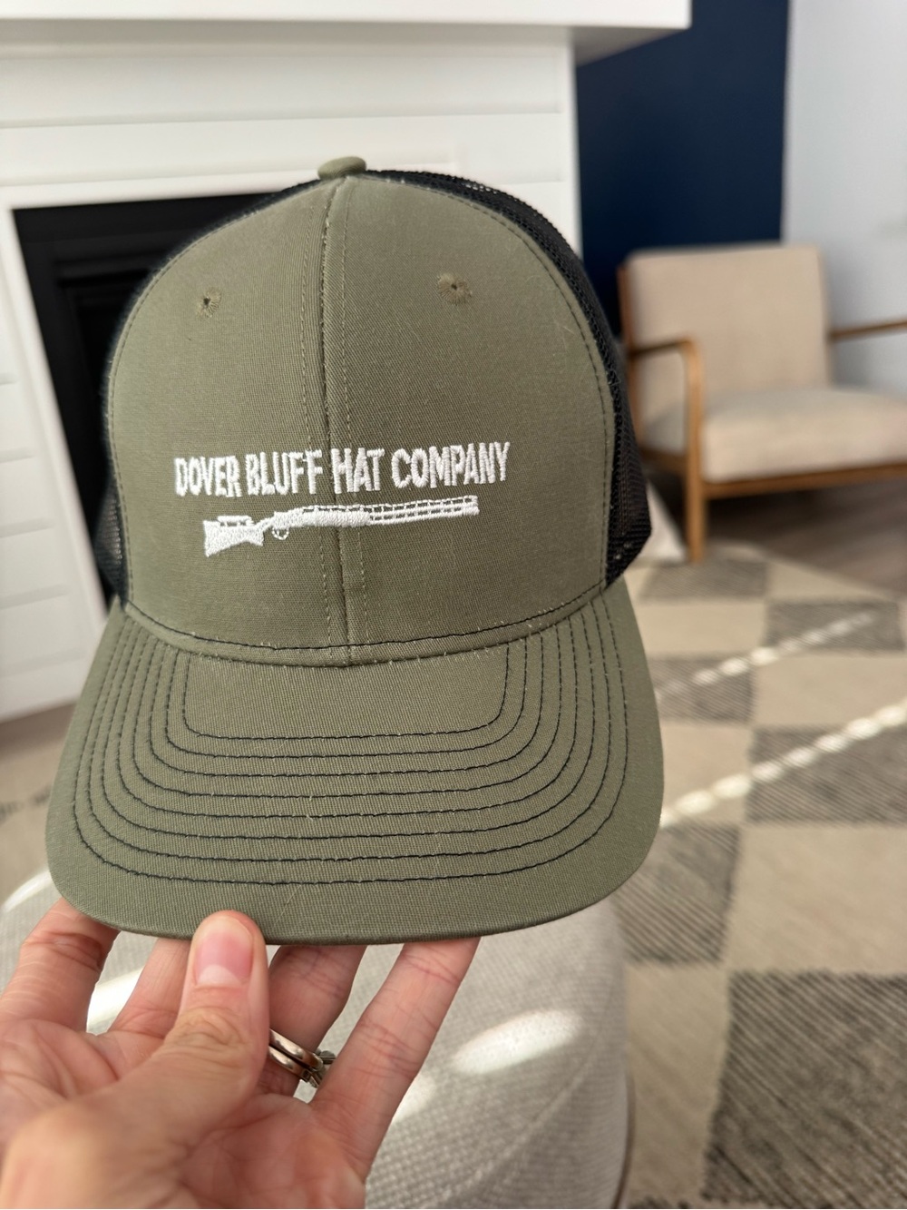 NEW Dover Bluff Hat Co Riffle Trucker Hat